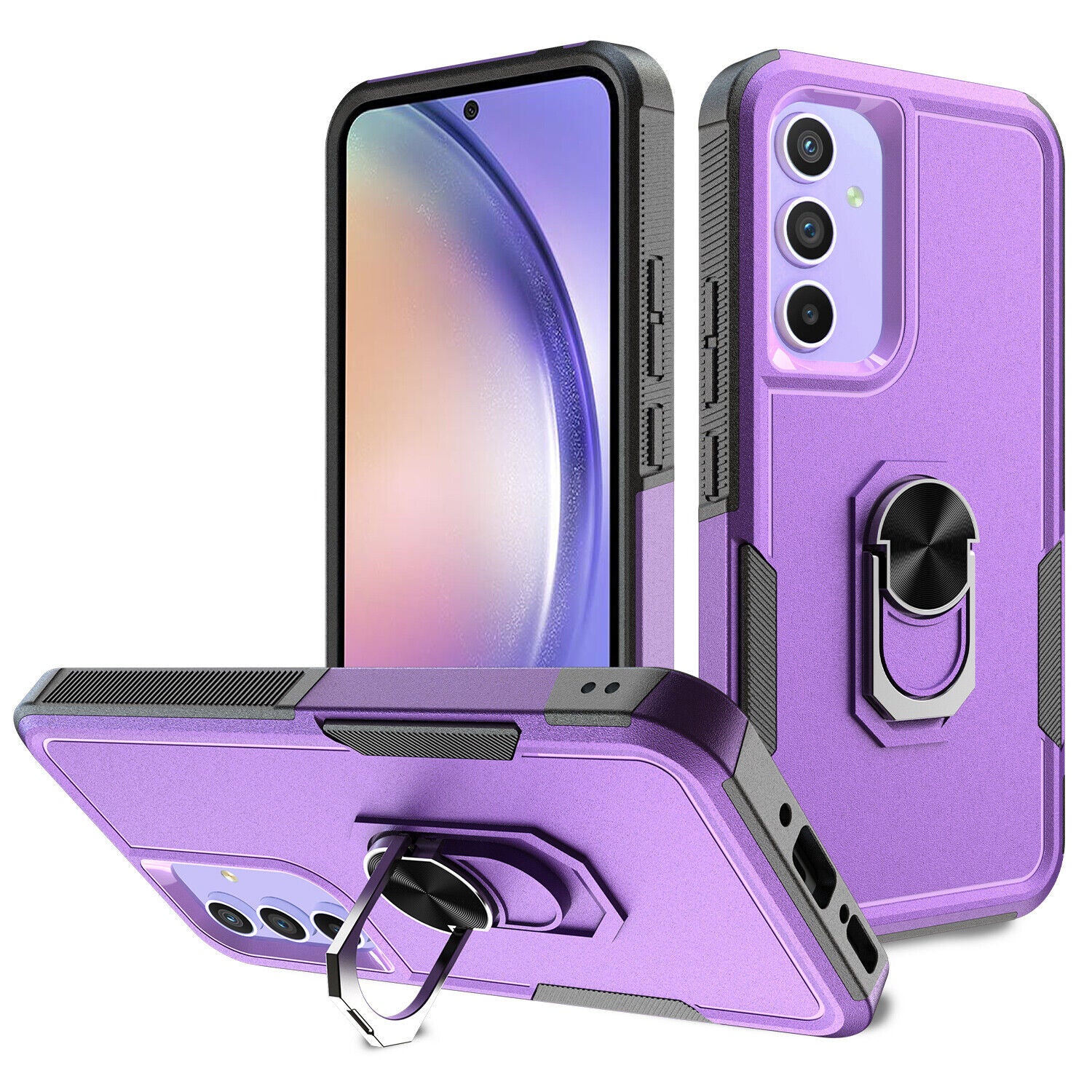 Étui à anneau robuste pour Samsung Galaxy A54 5G Étui à anneau robuste pour Samsung Galaxy A54 5G